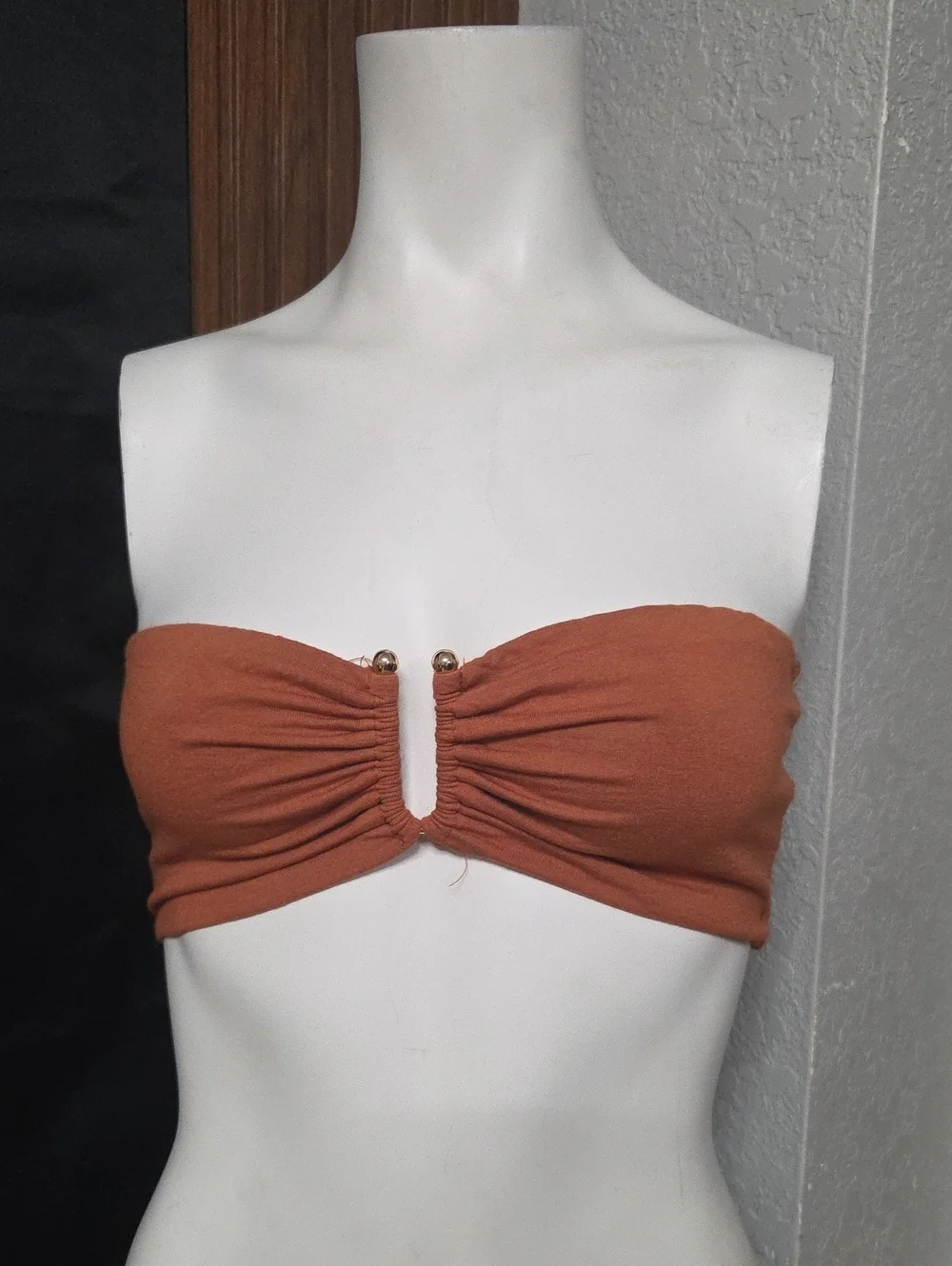 Rust Orange Long Cardigan and Pants Set Medium Size 3 Pieces[1115]